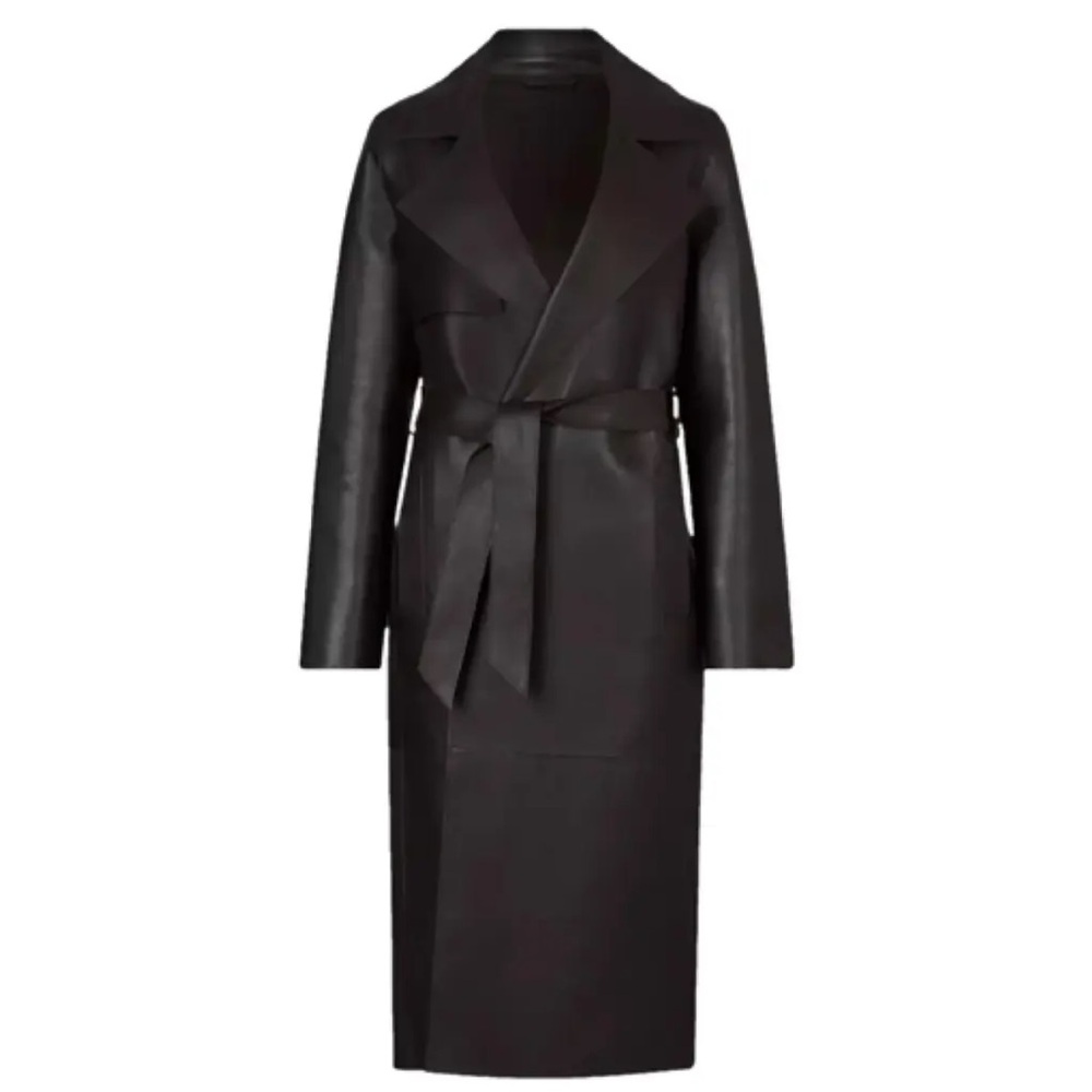 AllSaints Farren Leather Trench
